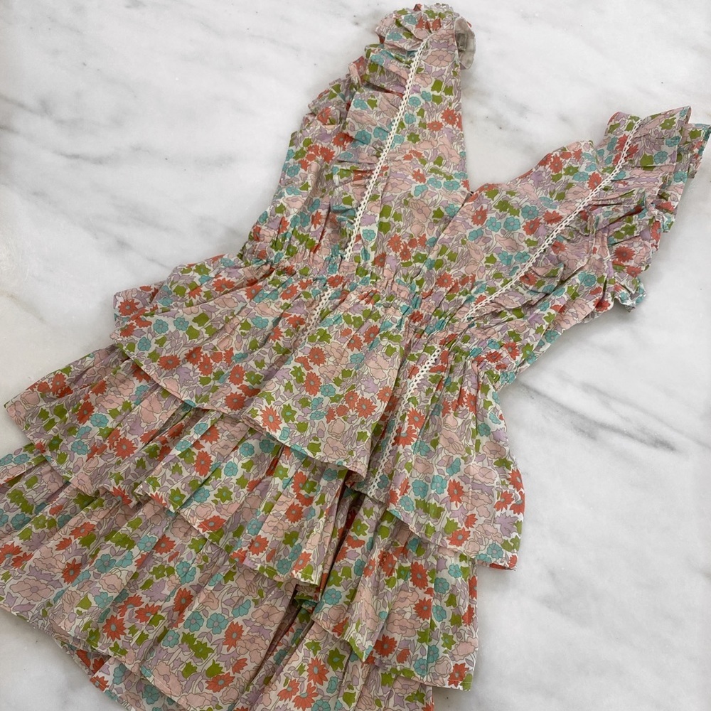 NWOT Floral Peplum Detailed Dress​​